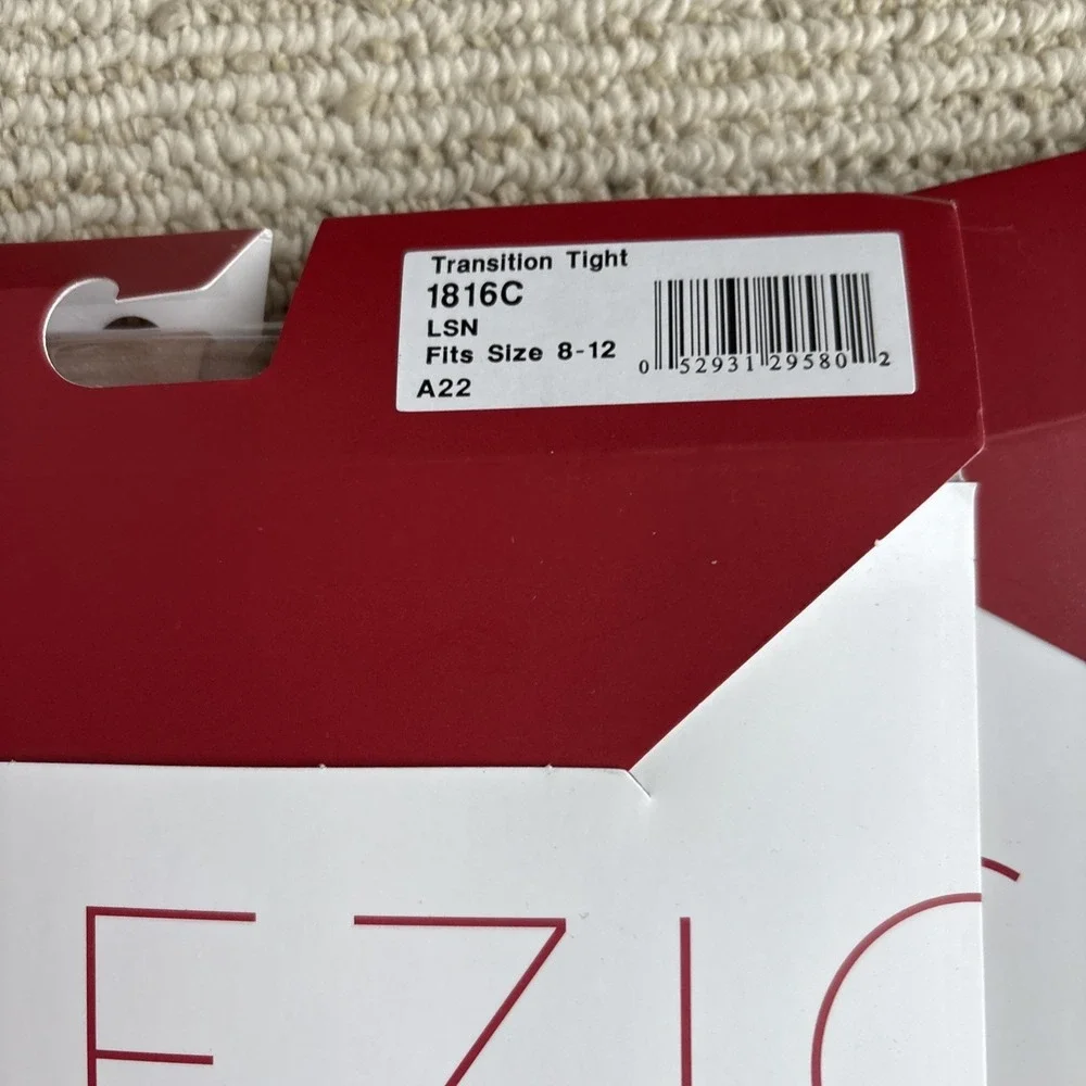 2 Capezio Ultra Soft Transition Tights Suntan Size 8-12 Dance Ballet #1816C
